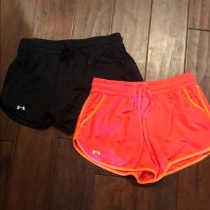 Two Pairs or Under Armour Shorts